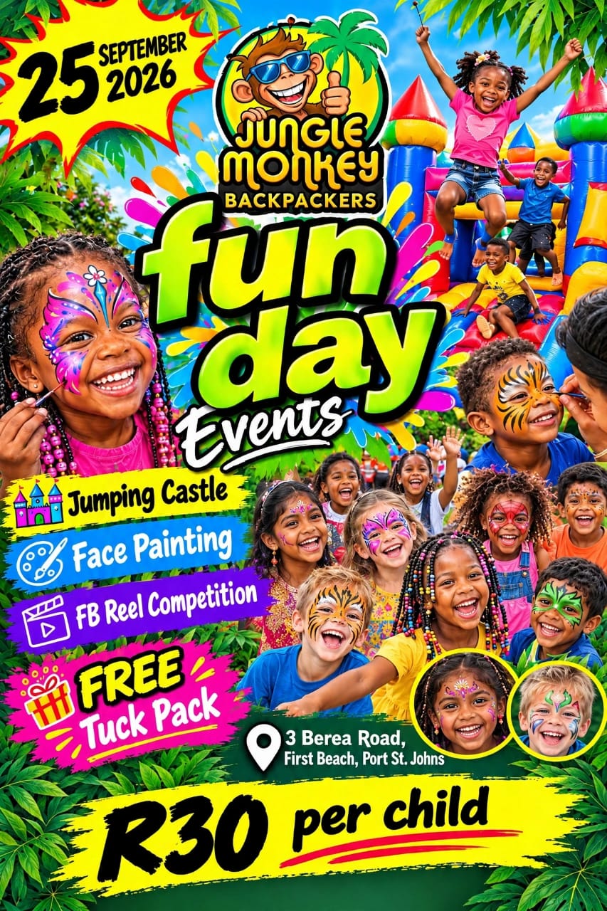 Jungle Monkey Fun Day Events — 25 September 2026